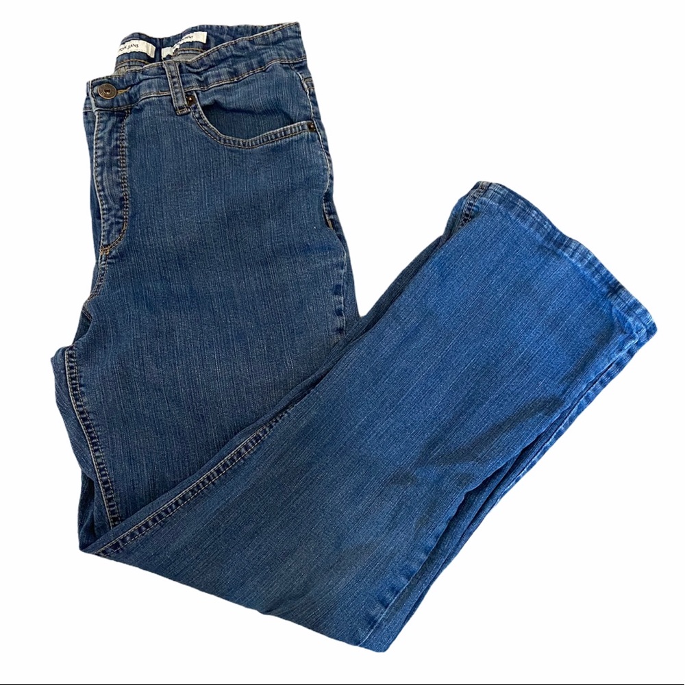 JONES NEW YORK JEANS Mercer Bootcut Mid Wash Denim